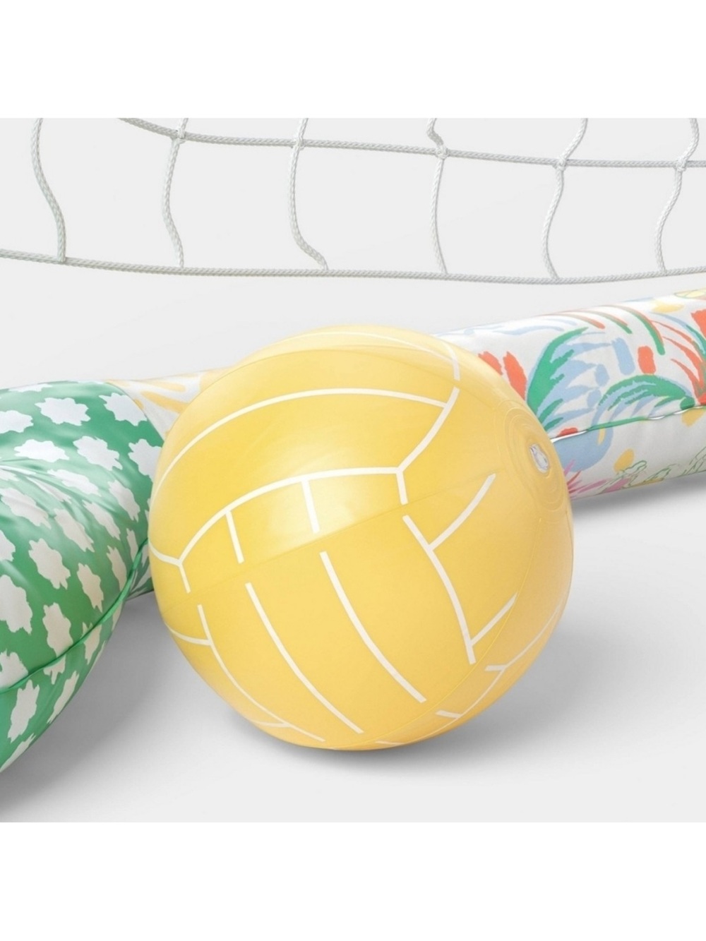 Roller Rabbit Green Floral Inflatable Pool Volleyball Set - Picture 4 of 5